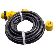 Trailer Vehicle Power Cord Extension Cable 25FT 30Amp 10 Gauge for Camper - £44.35 GBP
