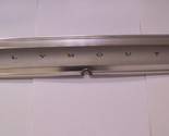 1967 PLYMOUTH BELVEDERE TRUNK LID FINISH PANEL #2783128, 2783129 OEM II - £353.86 GBP