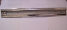 1967 PLYMOUTH BELVEDERE TRUNK LID FINISH PANEL #2783128, 2783129 OEM II - £353.87 GBP
