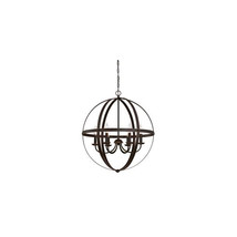 6 Light Stella MiraIndoor Chandelier Oil Rubbed Bronze - $291.12