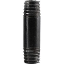 LDR Industries 302 112X10 Black Pipe Nipple, 1-1/2&quot; x 10&quot; - £16.24 GBP