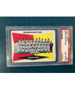 1960 TOPPS BASEBALL CARD WASHINGTON SENATORS TEAM CARD UNMARKED  #43 (PS... - $1,937.40 MXN