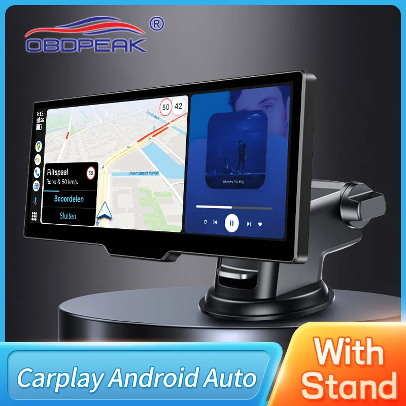 T20 Dashcam Carplay Android Auto GPS Navigation 5G WiFi Dashboard Aux Output - £99.71 GBP+