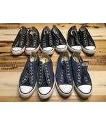 Lot of 5 Converse Unisex CT All Star Sneakers Size M 8.5 W 10.5 3 Black ... - £113.75 GBP