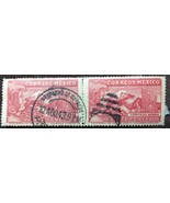 Two  Veinte Centavos Caballero Aguila Stamp - $18.73 MXN