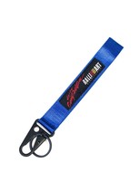 Brand New Jdm Ralliart Blue Racing Keychain Metal Key Ring Hook Strap Lanyard Un - £7.92 GBP