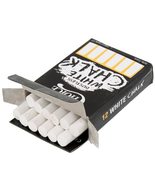 Dustless White Chalk (12 stick pack) - £4.19 GBP+