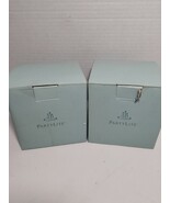 Set of 2 PartyLite P8676U Snowflake Tealight Holders Christmas Decor EUC... - €18,70 EUR