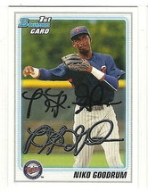 Niko Goodrum signed autographed card 2010 Bowman Prospects - £7.56 GBP