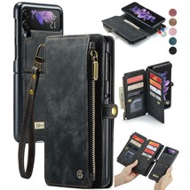 Z Flip 3 Case, Galaxy Z Flip 3 Case Wallet Detachable For Women Men, Pu Leather  - £48.76 GBP