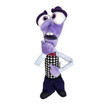 12&quot; Disney Store Pixar Inside Out Fear Purple Stuffed Animal Plush Toy - £22.07 GBP