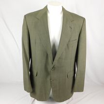 Evan Picone Men Beige Plaid Blazer Sport Coat Sz 44 L - $33.99