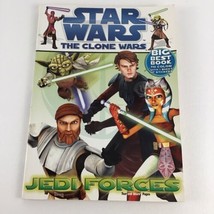 Star Wars The Clone Wars Coloring Book Stickers Jedi Force Tear Share Pa... - $16.78