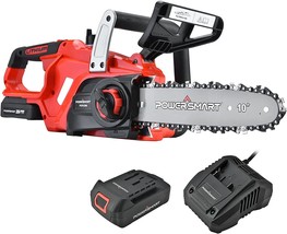 Powersmart Electric Chainsaw, 20V Cordless Chainsaw With 10 Inch Chain And Bar, - £72.59 GBP