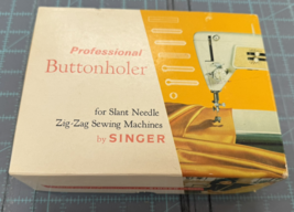 SINGER Pro BUTTONHOLER For Slant Needle Zig-Zag Sewing Machines with boo... - $313.90 MXN