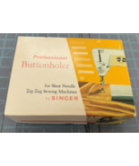 SINGER Pro BUTTONHOLER For Slant Needle Zig-Zag Sewing Machines with boo... - €14,59 EUR