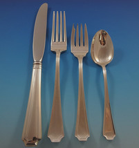 Fairfax by Gorham Sterling Silver Flatware Set 6 Service 24 Pieces Place Size - £1,257.66 GBP