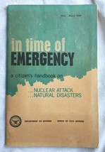 1968 Dept of Defense COLD WAR Citizens handbook Nuclear Attack/Natural Disasters - £22.54 GBP