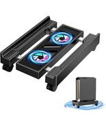 Adjustable Computer Tower Stand with Cooling Fan, - $48.00
