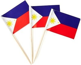 Philippines 2.5&quot; Mini Flag Toothpicks - Choose Your Quantity! - £5.89 GBP+