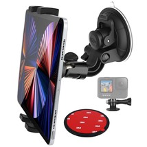 Windshield Car Tablet Mount, Window Dashboard Tablet Holder, 95Mm Powerful Sucti - £46.34 GBP