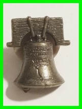 Unique Vintage Philadelphia PA Liberty Bell Lapel Pin ~ NEAT! - £15.76 GBP