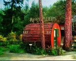 Vtg Postcard Garberville CA California Grundy&#39;s Terrace He and She Restr... - $3.91