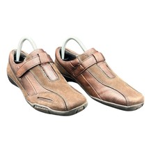  Naturalizer “Carlo” Brown Leather Comfort Sneakers sz 8.5N Narrow hook ... - $28.49