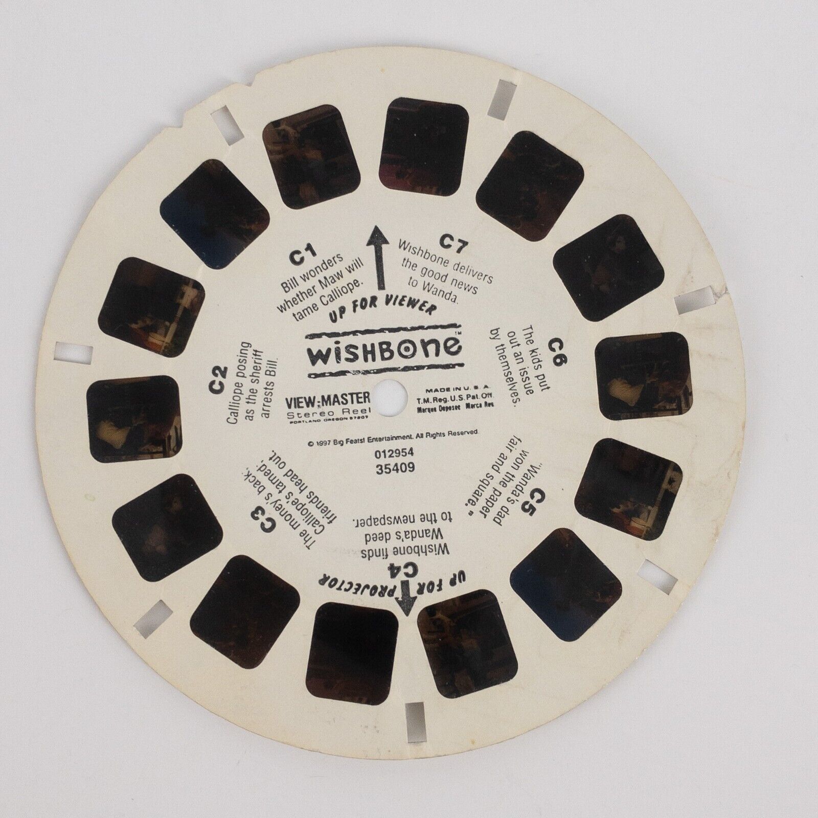 View Master Reel Wishbone 1997 012954 35409 - $5.00