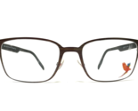 Maui Jim Eyeglasses Frames MJO2103-80M Matte Brown Wood Grain Black 53-1... - $74.58