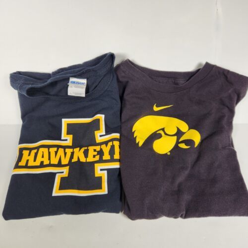 Two Youth Boys Iowa Hawkeyes Performance Play Tee Large - $11.26