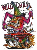 Rat Fink Wild Child Metal Sign - £27.87 GBP