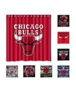 New!!! Chicago Bulls Custom Waterproof Polyester Shower Curtain 4 Size - $42.10 CAD+