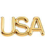14K Gold USA Lapel Pin in choice of 14K Yellow or White Gold - $307.72 CAD