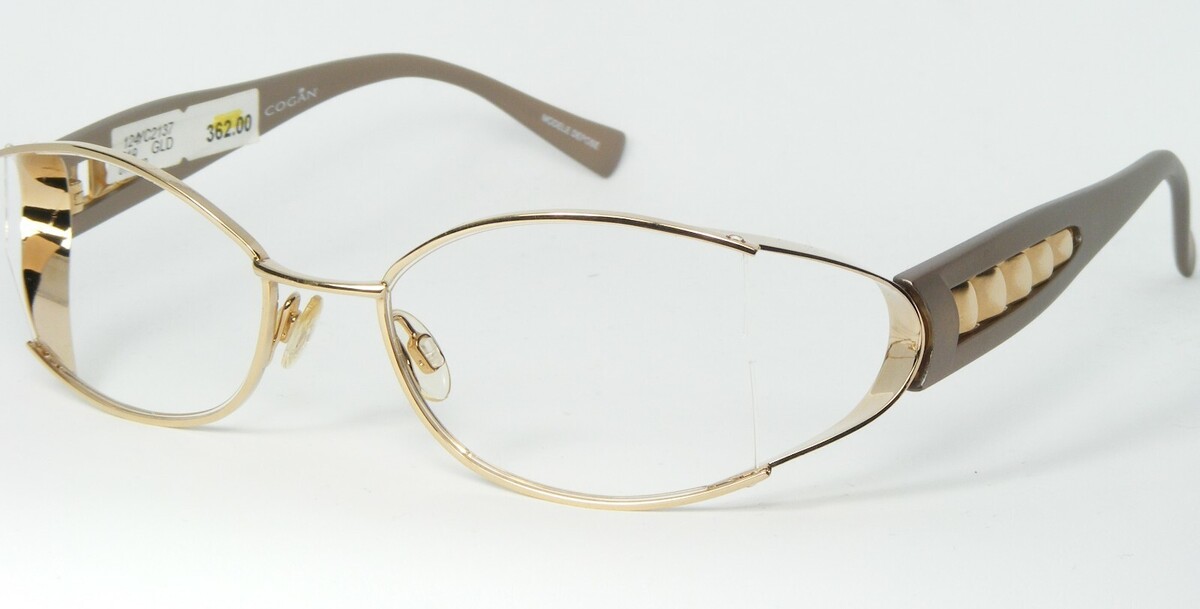 Yves Cogan YC2137 GLD GOLD EYEGLASSES GLASSES FRAME 52-18-140mm France (... - $116.70