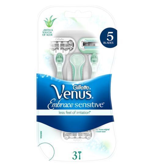 Gillette Venus Embrace Sensitive Women's Disposable Razors 3 Count - $34.80