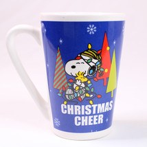 Charlie Brown Christmas Mug Peanuts Snoopy &amp; Woodstock  Coffee Mug Blue ... - €9,12 EUR