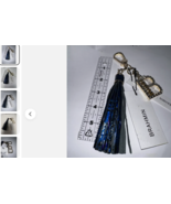BRAHMIN MELBOURNE KEY CHAIN NEPTUNE BLUE Gold METAL - $1,362.60 MXN
