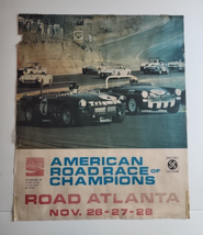 Vintage Road Atlanta Racing Poster American Road Race of Champions Coke BP - £28.02 GBP