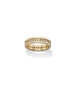 PALM BEACH BY SETA 14K GOLD ETERNITY BAND - SIZE 6 - $20.50 CAD