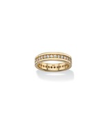 PALM BEACH BY SETA 14K GOLD ETERNITY BAND - SIZE 6 - £11.99 GBP