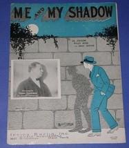 Al Jolson Harry Goldfield Vintage Sheet Music 1927 Me And My Shadow - £31.45 GBP