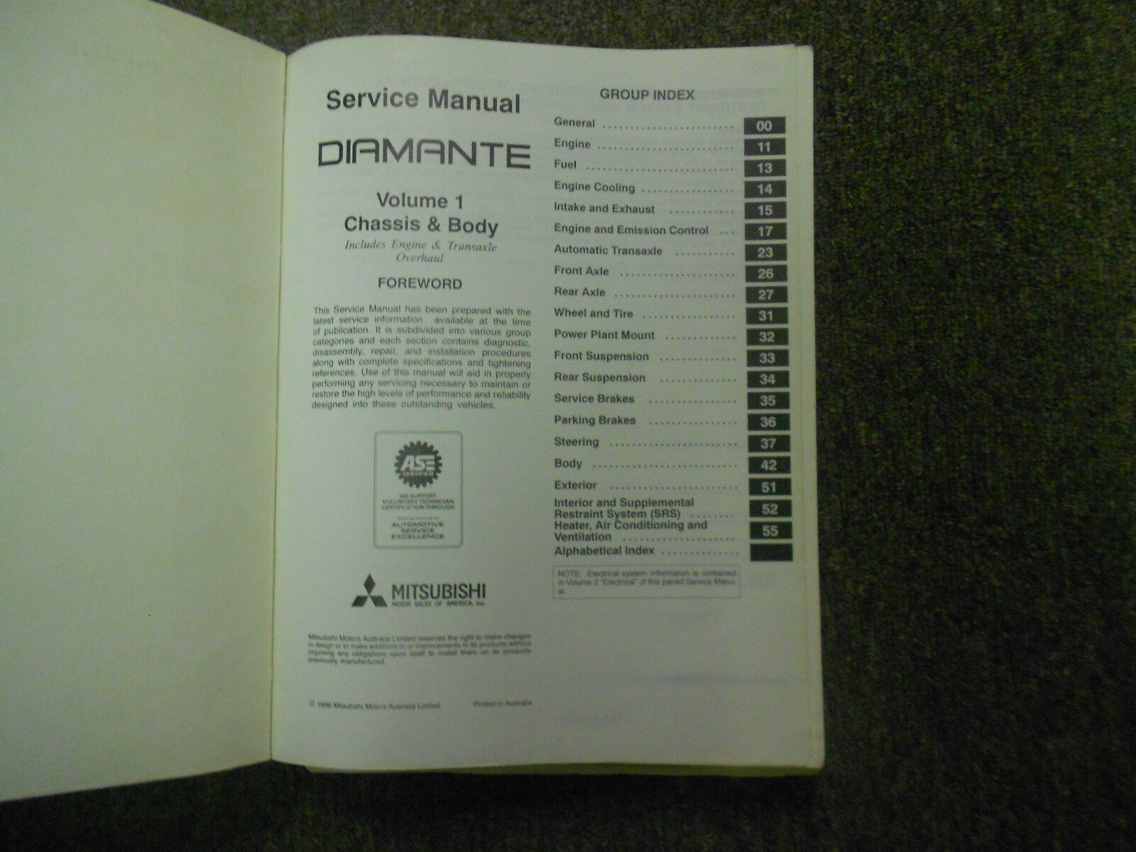 Primary image for 1997 MITSUBISHI Diamante Service Repair Shop Manual FACTORY OEM 4 VOL SET DEAL