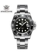 44MM Mens Watch 200M Waterproof Ceramic Bezel Sapphire Glass Timepiece - £153.02 GBP+