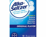 Alka-Seltzer Original, 2 Effervescent Tablets, 58 Pouches - £17.61 GBP