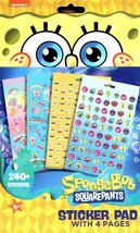 Nickelodeon SpoongBob SquarePants Sticker Pad with 4 pages - £5.91 GBP