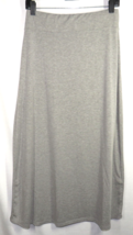Jane Ashley Women&#39;s Gray Pull On Stretchy Midi Skirt Size Small - £7.84 GBP
