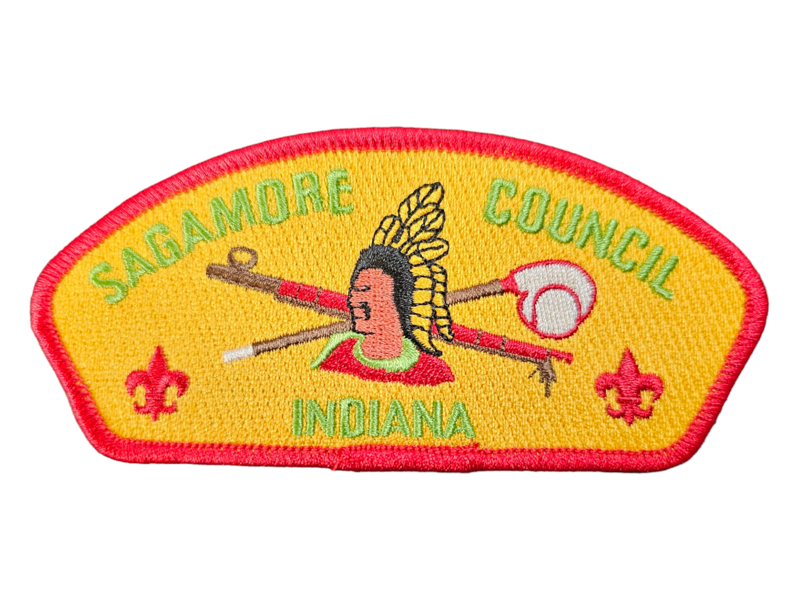 Sagamore Council CSP Indiana S8 RED Border - $3.91