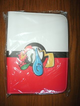 NEW Pokemon Pokeball Trading Card Zippered Binder 50 Sleeve 4 Pocket 7x9.5x2 in. - £15.37 GBP