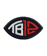 Tom Brady 12 Super Bowl NFL Football Embroidered Iron On Patch Patriots - £5.85 GBP+